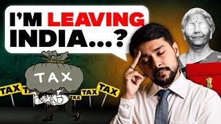 CAN WE AVOID TAX IN INDIA? ️ People Leaving India  | Union Budget 2024 Income Tax | Harsh Goela