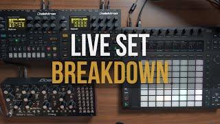 The PERFECT hybrid setup for live performances? | Ableton, Push 2, Digitone, Digitakt, Mother-32