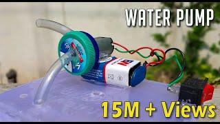 How To Make a Water Pump From DC Motor at Home | DC Motor Ideas