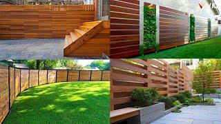 Backyard Wooden Fence Ideas | Backyard Garden Fence Privacy Pallet Screen Compound Wood Wall Gate