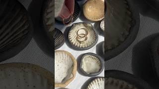 making ceramic mermaid trinket dishes 🫧 #ceramics #pottery