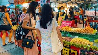 【4K】Chiang Mai Old City Walking Tour at Sunset / Thailand - 4K 60fps