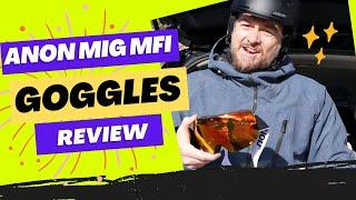 Best Magnetic Face Mask Integration Ski Googles  Anon MIG MFI Goggles Review