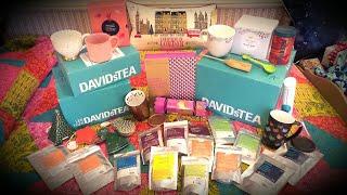 GIANT Tea Haul  DAVIDsTEA Semi Annual Sale...WHAT DID I DO  GIVEAWAY INFO! #davidstea