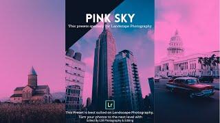 Pink Sky Preset - Landscape Photography | Free Lightroom Presets XMP & DNG | Lightroom Tutorial