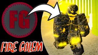 How to get the "FIRE GOLEM" SKIN & BADGE in ARSENAL | Roblox