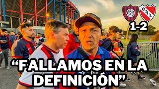 SAN LORENZO 1 - 2 INDEPENDIENTE | REACCIÓN CON LOS HINCHAS