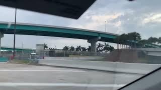 Formula 1 Miami Grand Prix track view from the FL Turnpike