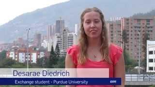 Desarae Diedrich - Estudiante internacional en la Universidad EAFIT