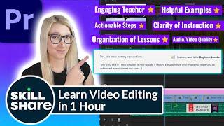 Learn Video Editing in 1 Hour | Adobe Premiere | Skillshare