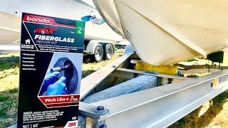 Bondo Fiberglass Repair Kit Boat Keel