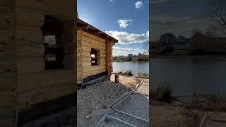 Строим купель в Губино. Примерно месяц до окончания работ