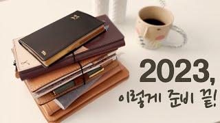  2023 Planner & Journal Lineup + Notion | Completed Journal Flip Through  | Hobonichi & Nolty