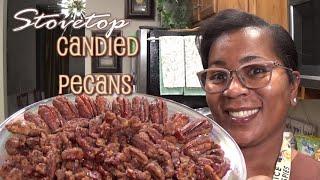 Stovetop Candied Pecans | I Need These For My Pound Cake! | What Kinda Cake Ms. Donna? | Stay Tuned!