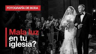 ¿Cómo ILUMINAR la ceremonia de bodas con poca luz?  MALA LUZ