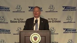 Chris Riley introductory press conference - USD Men's Golf