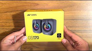 Ant Esports GS170 Gaming Speaker 4K Unboxing & Overview