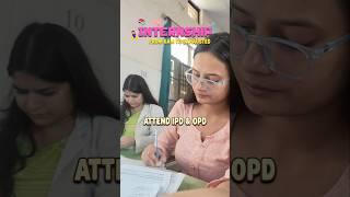 Sarkari *hospital* internship vlog🩺#shortvideo #neet #doctor #minivlog #medical
