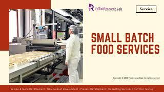 Small batch food services - Foodresearchlab