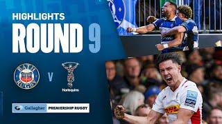 Bath v Harlequins - HIGHLIGHTS | Cokanasiga Stars In Bonus Point Win | Gallagher Premiership 2023/24