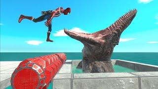 Who Can Jump Over Shark Trap? - Animal Revolt Battle Simulator
