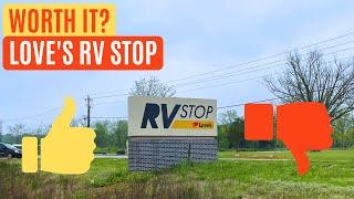 Camping at a TRUCK STOP with our RV?!  (RV Life) (RV Fulltime)