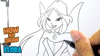 How to Draw Flora | Drawing Winx Club Fairy