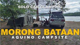 SOLO CAR CAMPING | Ep57 : Morong Bataan | Aquino Campsite | Camping in the rain | Coody