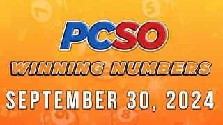 P33M Jackpot Grand Lotto 6/55, 2D, 3D, 4D, and Mega Lotto 6/45 | September 30, 2024