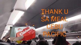 CEBU PACIFIC THANK YOU SA MEAL/DELAYED FLIGHT DAHIL SA BAGYO #bambiediariesofficial #cebupacific