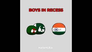 GIRLS vs BOYS  #shorts #countryballs #funny #india