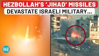 Hezbollah Unleashes ‘Jihad’ Missiles & Drones At Israeli Military Positions; 14 Attacks In 24 Hours