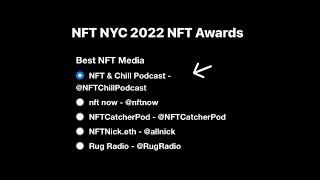 @NFTNYC Nominated Best NFT Media 2022