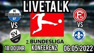 LiveTalk 2.Bundesliga Konferenz SCP-SVS F95-D98 33.Spieltag 06.05.2022)