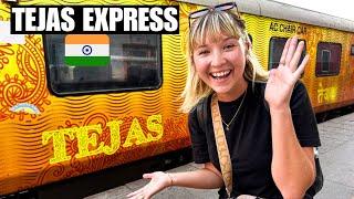 Taking the TEJAS Express Delhi to Lucknow  India’s PRIVATE Golden Train