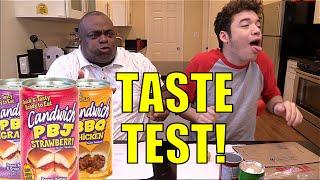 SANDWICH IN A CAN Taste Test w/ Tae Brooks!