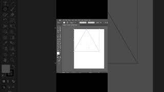 Easy way to make a triangle using the Polygon Tool. #illustrative