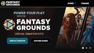 Start Playing Fantasy Grounds Now