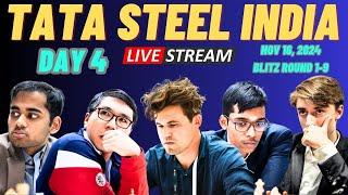 MAKABAWI KAYA SI WESLEY KAY MAGNUS! Blitz Event na! Tata Steel Indian 2024! DAY 4