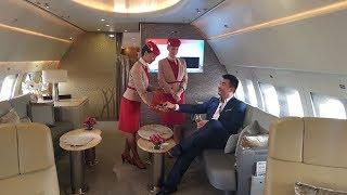 Inside the Emirates Private Executive Jet A319ACJ