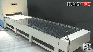 HOLYTEK High Frequency Wood Board Jointing Machine w/Stainless Steel Conveyor