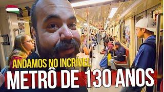 COMO É o INCRÍVEL METRO DE BUDAPESTE na HUNGRIA, o MAIS ANTIGO DO MUNDO depois de LONDRES