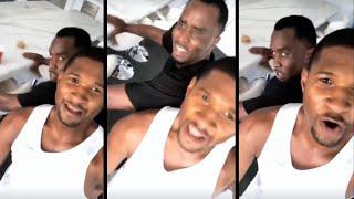 Diddy Dances on Usher In His Mansion (Creepy)