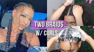 Goddess Dutch Braid Tutorial (AKA Two Braids w/ Curls)