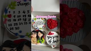 Wedding Anniversary Cupcakes| #cakedecorating #cupcake #ytshorts #trendingshorts #viralshorts