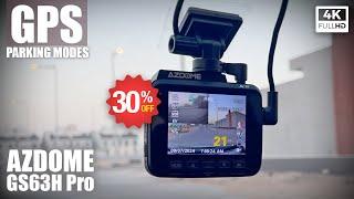 The 4K DASH CAMERA for GPS and Parking Modes: AZDOME GS63H Pro