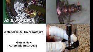 Rolex 3135 rotor axle replacement