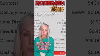 How To Receive A 70% Doordash Discount in 2025! (Doordash Promo Code & Coupon Hacks) #doordashcoupon