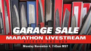 Knifewear Fall Garage Sale MARATHON Livestream + Q&A