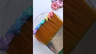 Rainbow Glass Painting DIY   #shorts